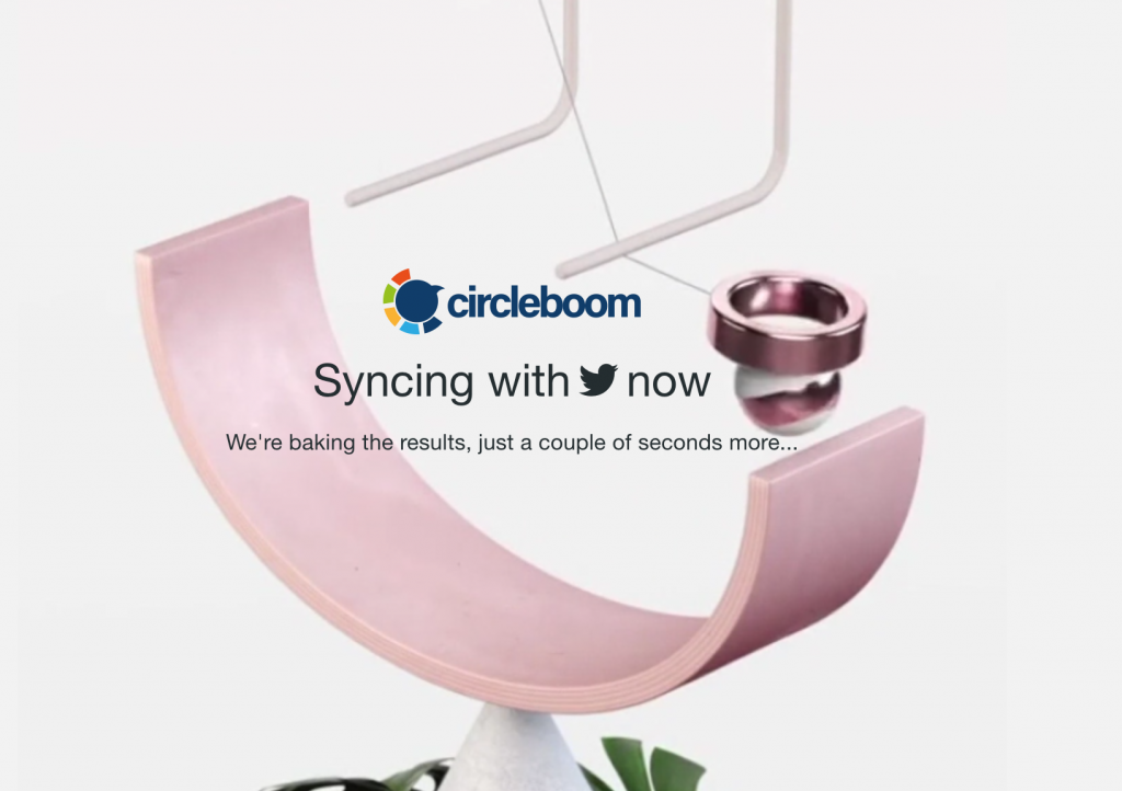 Sync your Circleboom account and Twitter profile
