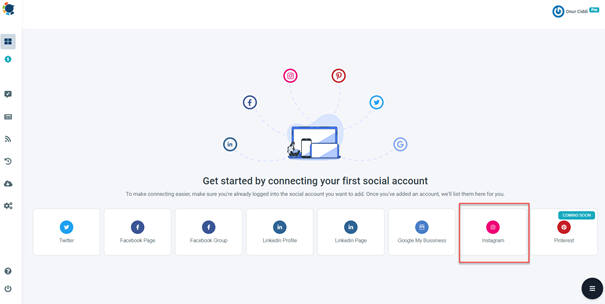 Circleboom Instagram scheduler works for multiple social media accounts