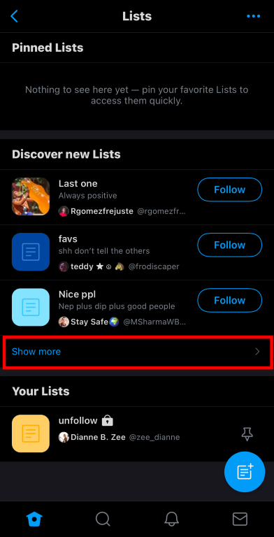 You can discover new Twitter lists related to your interest areas by checking out Twitter's own suggestions for you.