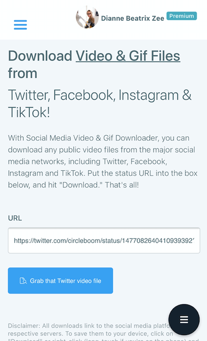 As you can download Twitter videos on iPhone with Circleboom Publish, you can also download TikTok, Facebook, and Instagram videos.