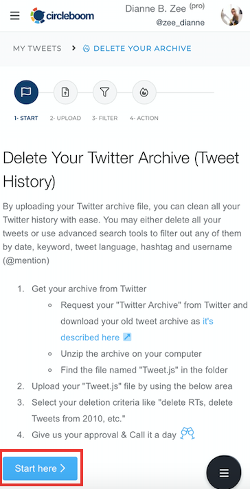 delete your twitter archive