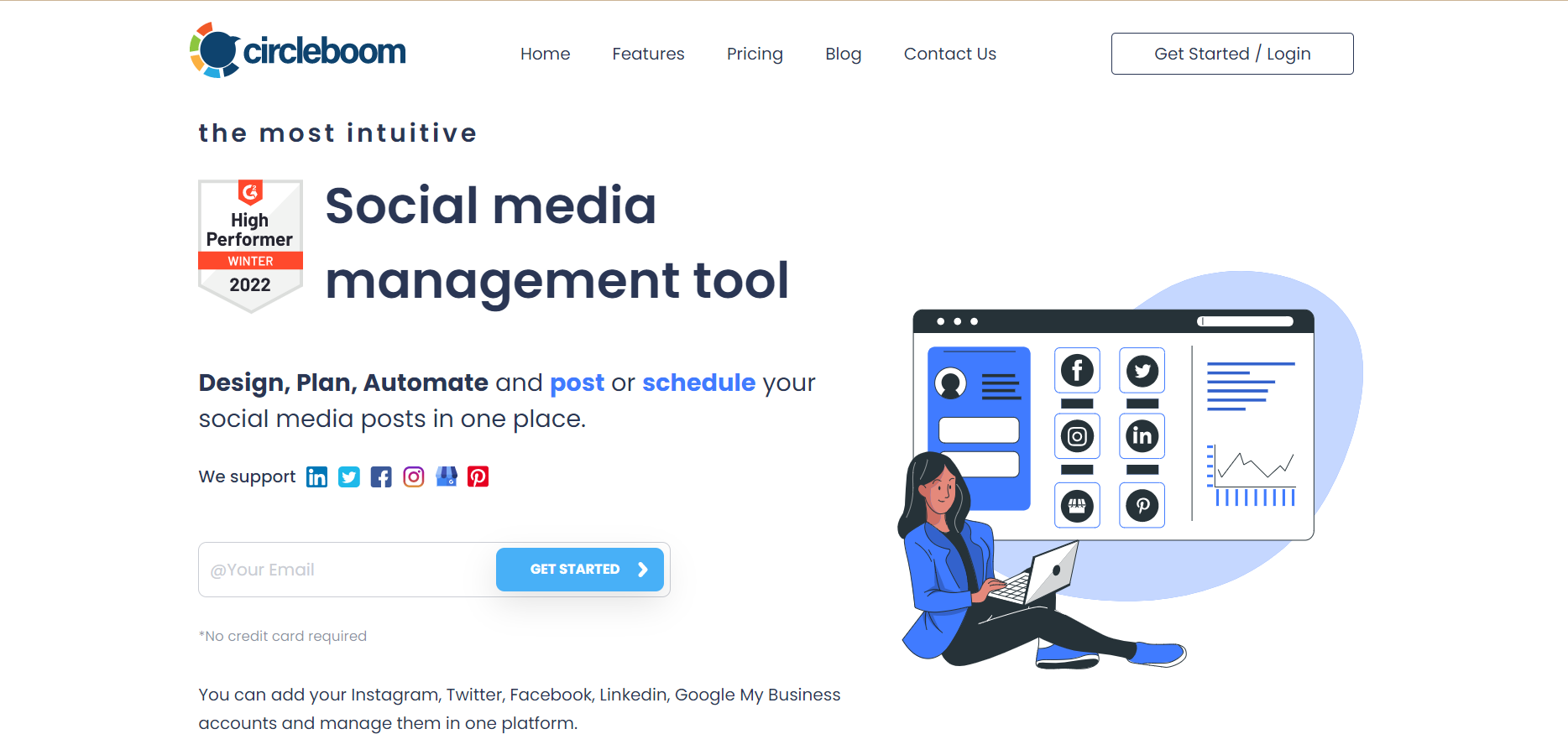 Circleboom Publish is a multi-platform social media management tool.