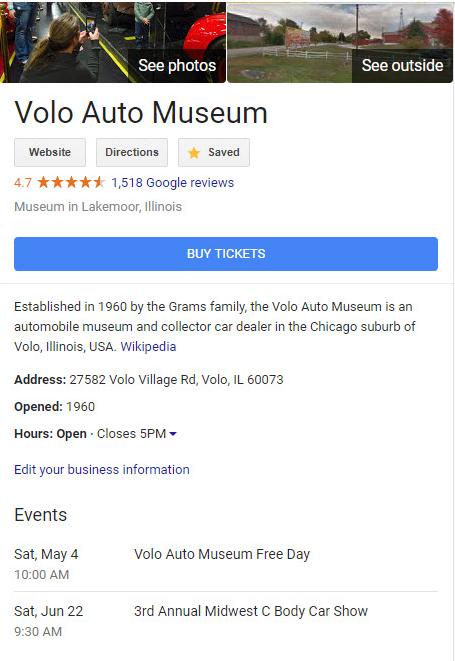 Google event posts