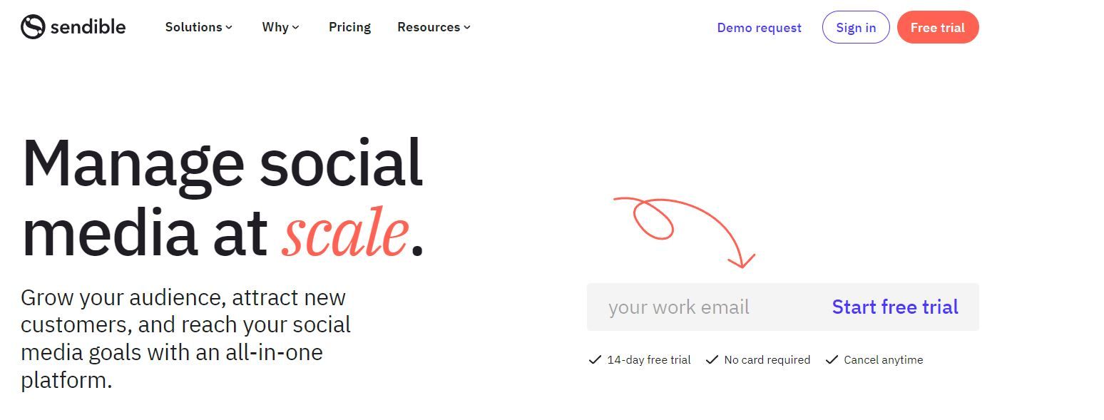 Sendible scheduling tool is an all-in-one platform to grow your audience