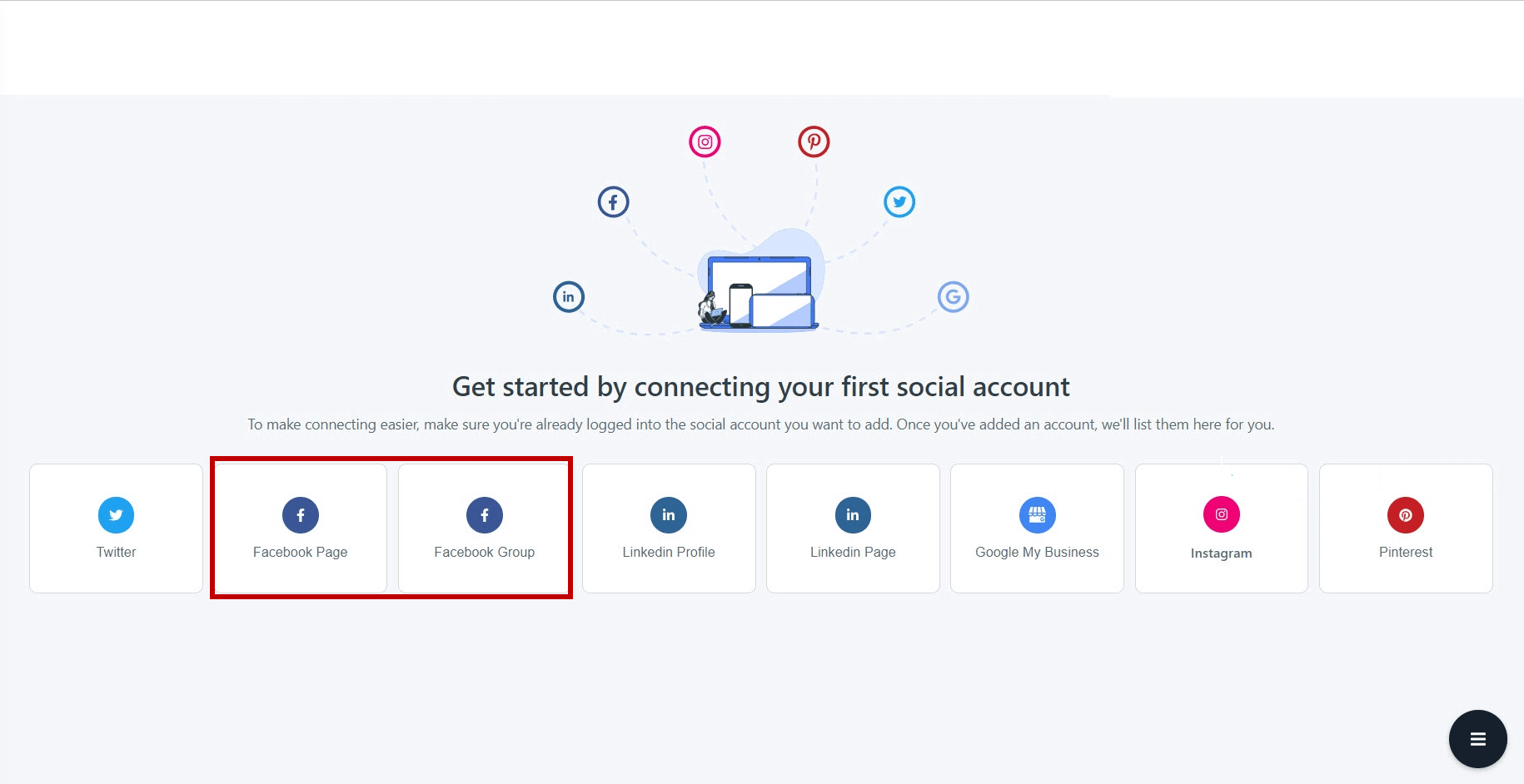 You can manage multiple Facebook accounts on Circleboom.