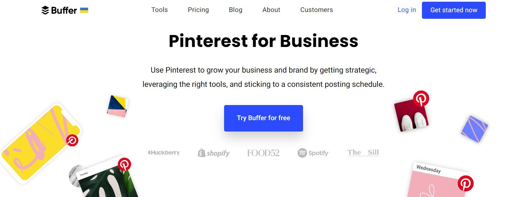 Buffer Pinterest tool helps schedule your pins and grow your brand