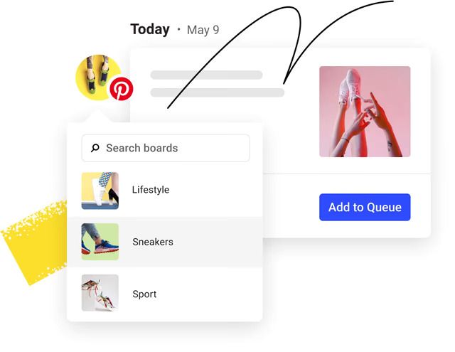 Buffer Pinterest allows to create new boards and multiple post in each