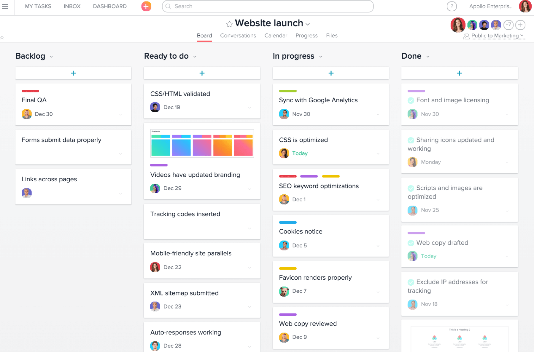 Asana is a practical work management platform that has features for digital marketers